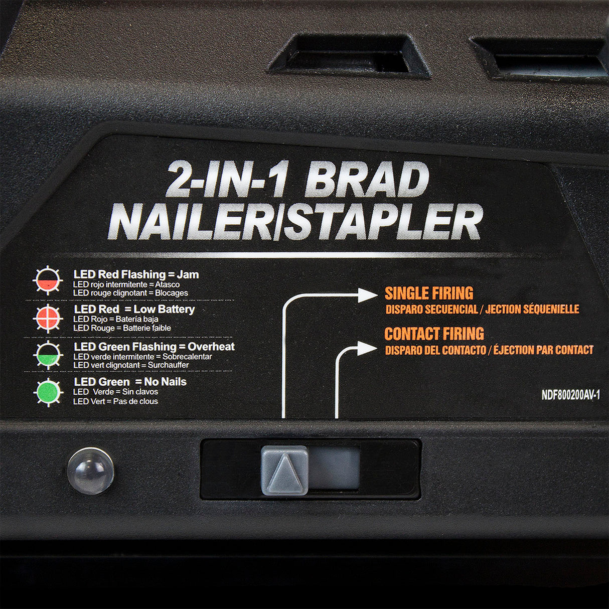 PE2118G 18 Volt Cordless 2-in-1 18-Gauge 2" Nailer / Stapler Kit