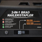 PE2118G 18 Volt Cordless 2-in-1 18-Gauge 2" Nailer / Stapler Kit