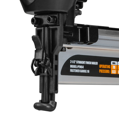 PFN64 Pneumatic 16-Gauge 2-1/2" Straight Finish Nailer